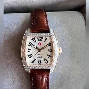 Michele Watch Gold with Diamonds